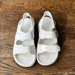 Native Kids Classic White Sandals